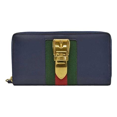 gucci sylvie leather wallet|gucci wallet clearance.